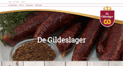 Desktop Screenshot of gildeslager.nl